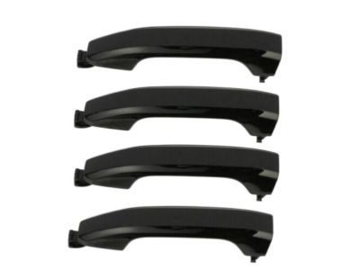 GM Front and Rear Door Handles in Black 23236148