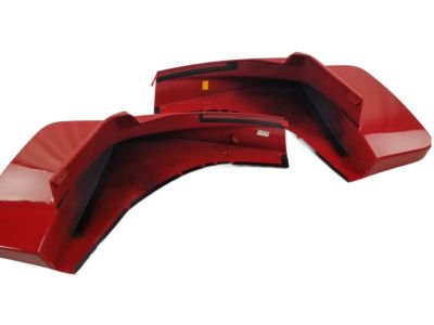 GM Front Molded Splash Guards in Red Hot 23238773