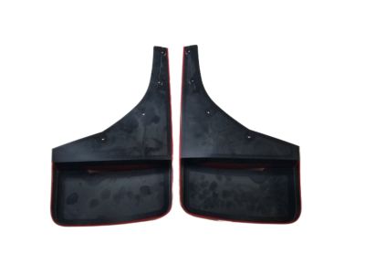 GM Front Molded Splash Guards in Red Hot 23238773