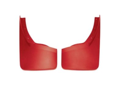 GM Front Molded Splash Guards in Cardinal Red 23238774