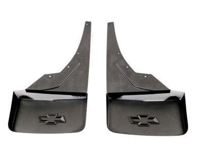 GM Front Molded Splash Guards in Iridescent Pearl Tricoat 23238775