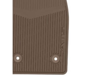 GM First- and Second-Row Premium All-Weather Floor Mats in Cashmere with ATS Script 23255874
