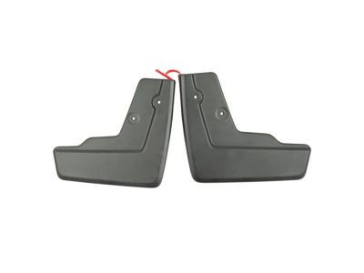 GM Front Splash Guards in Black (for Models with Assist Steps) 23266303