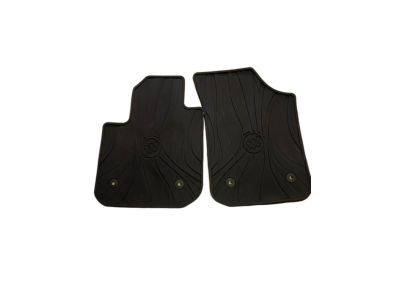 GM First- and Second-Row Premium All-Weather Floor Mats in Jet Black with Buick Logo 23277665