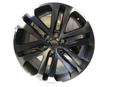 GM 18x8.5-Inch Aluminum 6-Split-Spoke Wheel in Ultra-Bright Machined with Dark Argent Metallic 23283750