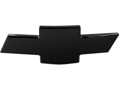 GM Front and Rear Bowtie Emblems in Black 23287538