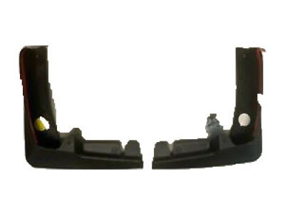 GM Front Molded Splash Guards in Black 23295551