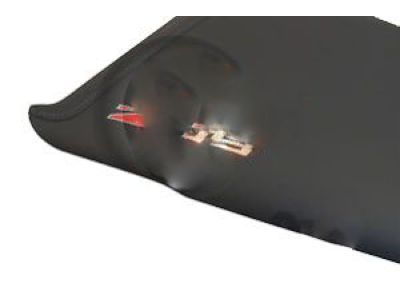 GM Floor Console Lid in Blue Leather with Z06 Logo 23296456