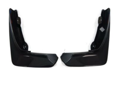 GM Rear Molded Splash Guards in Graphite Gray Metallic 23297005