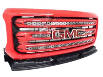 GM Grille in Cardinal Red with Cardinal Red Surround and GMC Logo 23321753