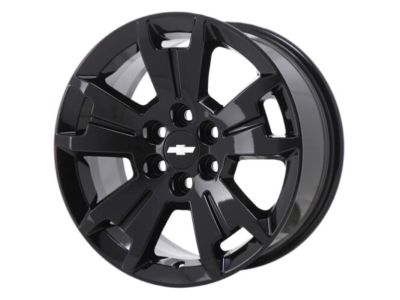 GM 17x8-Inch Aluminum 5-Spoke Wheel in Gloss Black 23343590