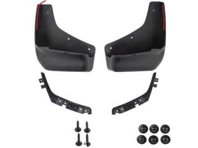 GM Front Splash Guards in Black 23354643