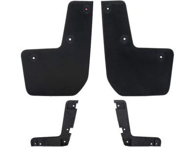 GM Rear Splash Guards in Black with GMC Logo 23354647