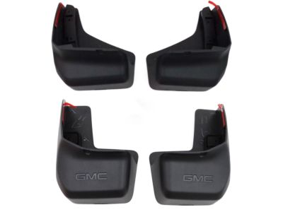 GM Rear Splash Guards in Black with GMC Logo 23354647