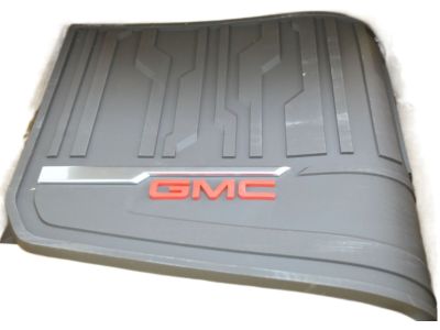 GM Premium All-Weather Cargo Area Mat in Cocoa with GMC Logo 23357004
