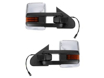GM Extended View Tow Mirrors in Chrome 23372181