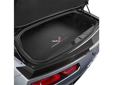 GM Premium Carpeted Cargo Area Mat in Jet Black with Grand Sport Logo 23382978