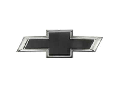 GM Front Illuminated and Rear Non-Illuminated Bowtie Emblems in Black 23385939