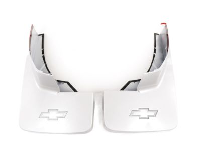 GM Rear Molded Splash Guards in Iridescent Pearl Tricoat 23387360