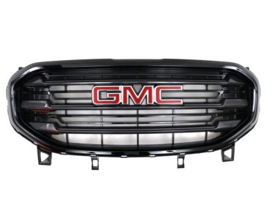 GM Grille in Ebony Twilight Metallic with Black Surround and GMC Logo (Not For Use On Vehicles With HD Surround Vision) 23391151