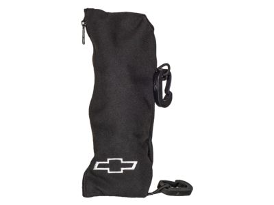 GM Vertical Cargo Net with Storage Bag featuring Bowtie Logo 23398581