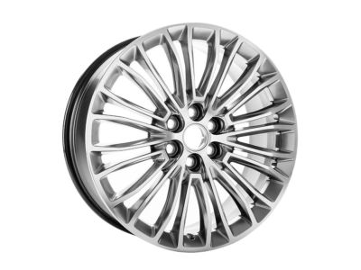 GM 20x8-Inch Aluminum 6-Split-Spoke Wheel in Nickel Pearl 23403702