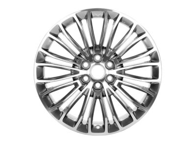 GM 20x8-Inch Aluminum 6-Split-Spoke Wheel in Nickel Pearl 23403702