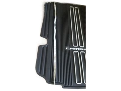 GM Premium All-Weather Cargo Area Mat in Jet Black with Camaro Script (for Coupe Models) 23412235