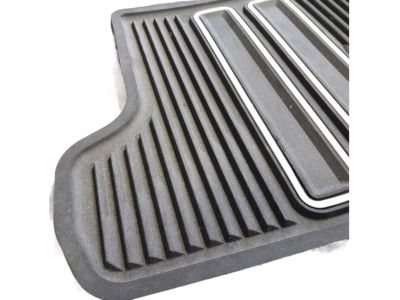 GM First- and Second-Row Premium All-Weather Floor Mats in Jet Black with Camaro Script 23412245