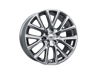 GM 20x8.5-Inch Aluminum 7-Split-Spoke Wheel in Polished Finish 23413124