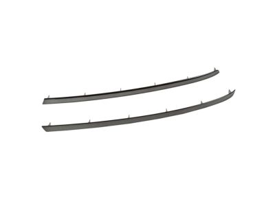 GM Rear Bumper Fascia Applique in Black Ice Chrome 23414564