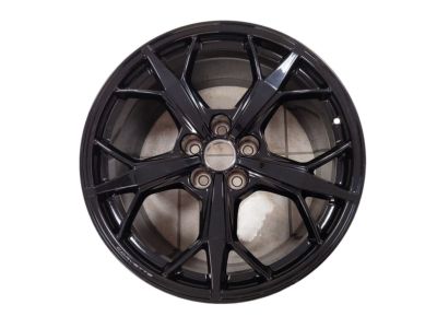 GM 19x8.5-Inch Aluminum 5-Trident Spoke Front Wheel in Black 23417380