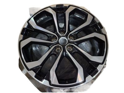 GM 19x7.5-Inch Aluminum 5-Split-Spoke Wheel in Machined Face Finish with Gloss Black Pockets 23419545