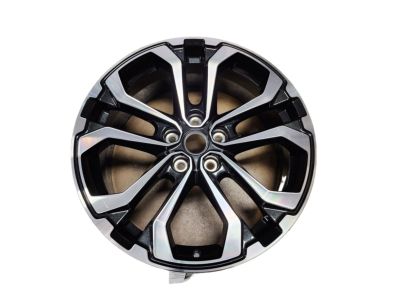 GM 19x7.5-Inch Aluminum 5-Split-Spoke Wheel in Machined Face Finish with Gloss Black Pockets 23419545
