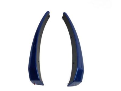 GM Front Molded Splash Guards in Hyper Blue Metallic 23436519