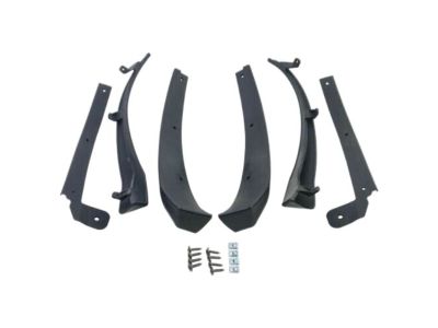 GM Rear Molded Splash Guards in Nightfall Gray Metallic 23436527