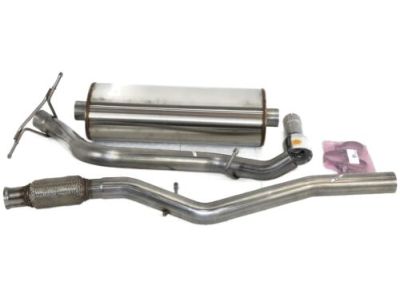 GM 5.3L Cat-Back Single Exit Exhaust Upgrade System with Polished Tip 23442233