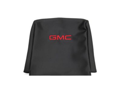 GM Crew Cab Rear Seat Cover Set in Black (with Armrest) 23443853