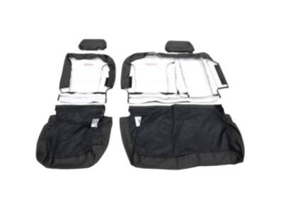 GM Double Cab Rear Seat Cover Set in Black (without Armrest) 23443855