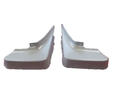 GM Rear Molded Splash Guards in White Frost Tricoat 23445051