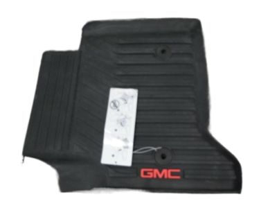 GM First-Row Premium All-Weather Floor Mats in Jet Black with GMC Logo 23452756