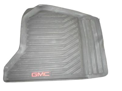 GM First-Row Premium All-Weather Floor Mats in Jet Black with GMC Logo 23452756