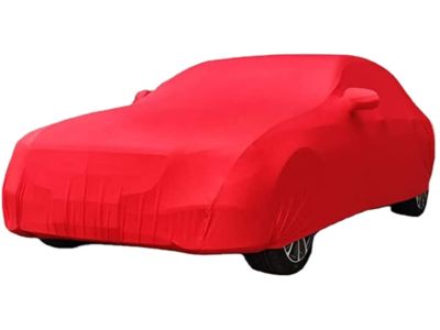 GM Premium All-Weather Outdoor Cover in Red with Camaro Logo 23457476