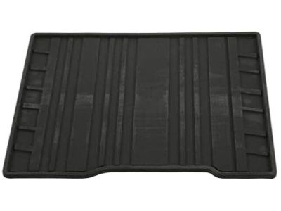GM Second-Row Pass-Through Premium All-Weather Floor Mat in Jet Black for Models w/ Second-Row Captain's Chairs and Z71 Package 23463683