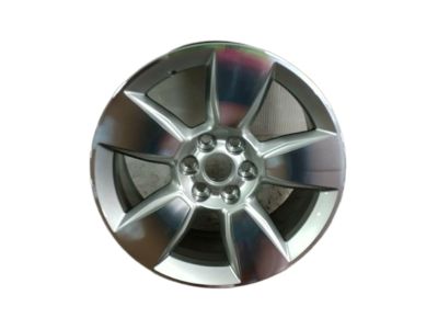 GM 18x8.5-Inch Aluminum 5-Spoke Wheel in Sterling Silver with Ultra Bright Machined Accents 23464384