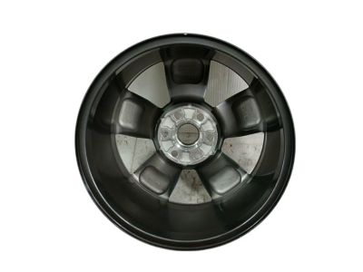 GM 18x8.5-Inch Aluminum 5-Spoke Wheel in Sterling Silver with Ultra Bright Machined Accents 23464384