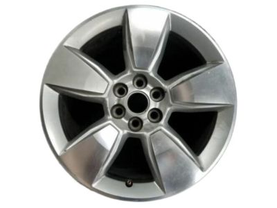 GM 18x8.5-Inch Aluminum 5-Spoke Wheel in Sterling Silver with Ultra Bright Machined Accents 23464384