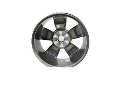 GM 18x8.5-Inch Aluminum 5-Spoke Wheel in Sterling Silver with Ultra Bright Machined Accents 23464384