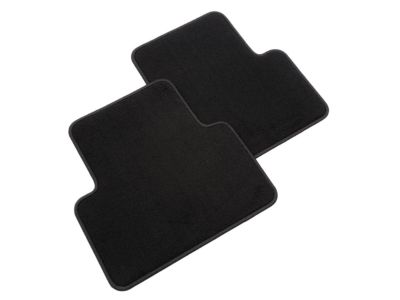 GM Crew Cab Second-Row Carpeted Floor Mats in Jet Black 23464410