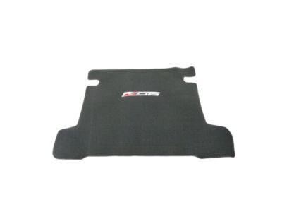 GM Premium Carpeted Cargo Area Mat in Jet Black with Z06 Logo 23469812